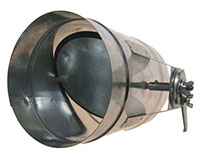 26 Gauge Thickness Regulator Manual Damper Tube Assembly 26 Gauge Thickness Regulator Manual Damper Tube Assembly